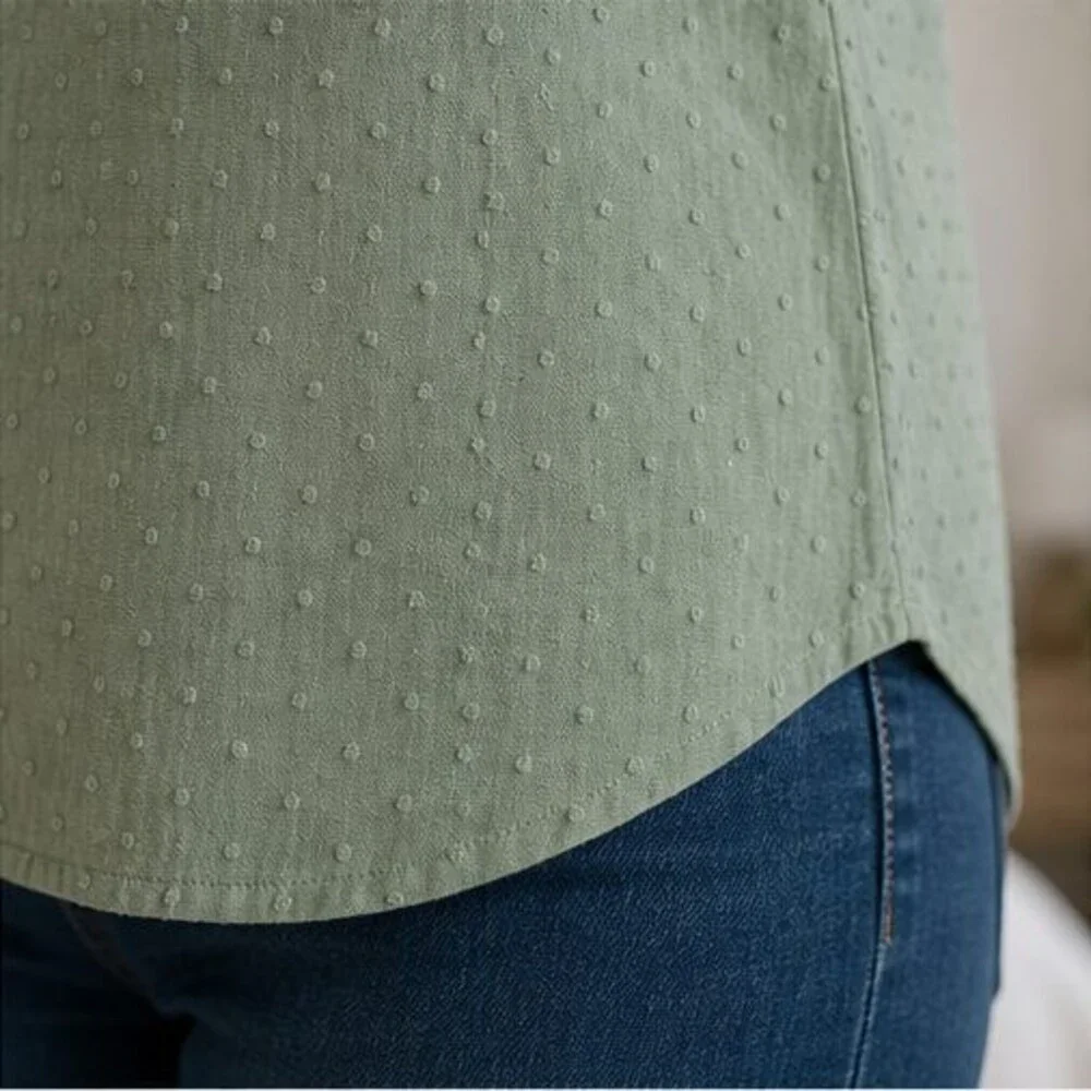 Ivory Lace Trim Top